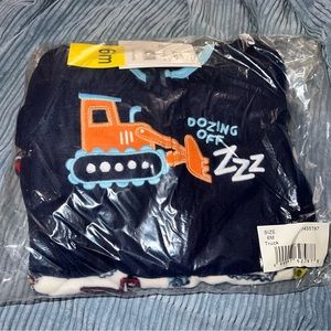 Absorba Kids' 2-pack Fleece Blanket Sleeper Trucks etc. 🛻🚜🚒🚁